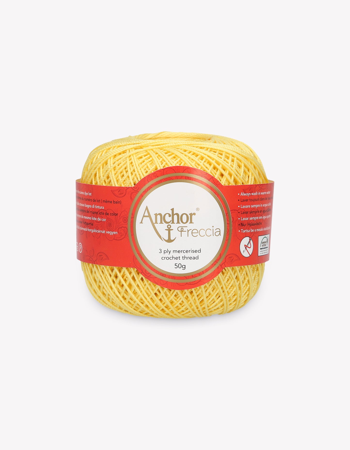 Freccia Stärke 6 / Knäuel 50g/175m / 100% ägyptische Baumwolle