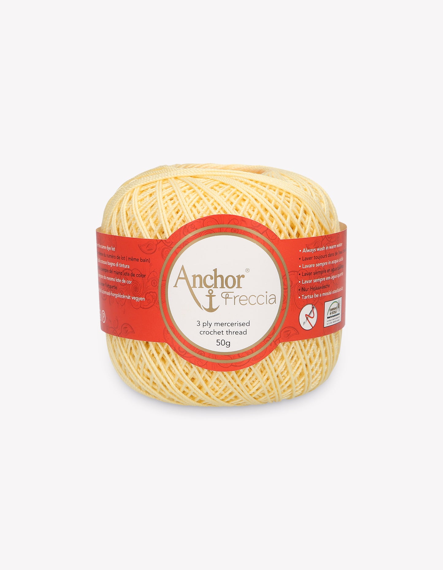Freccia Stärke 6 / Knäuel 50g/175m / 100% ägyptische Baumwolle