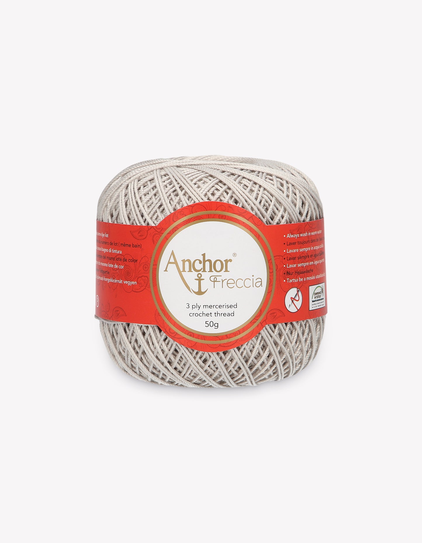 Freccia Stärke 6 / Knäuel 50g/175m / 100% ägyptische Baumwolle