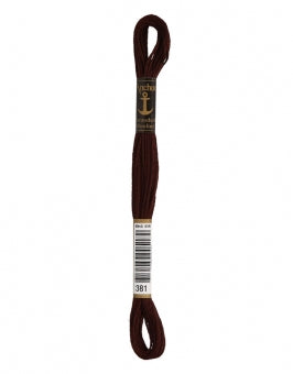 Sticktwist / Strang 8m 6fädig 100% mercerisierte Baumwolle