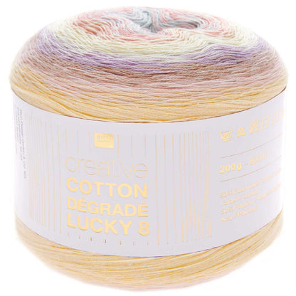 Creative Cotton Dégradé Lucky 8 / Bobbel 200g/800m LL / 50% Baumwolle, 50% Polyacryl