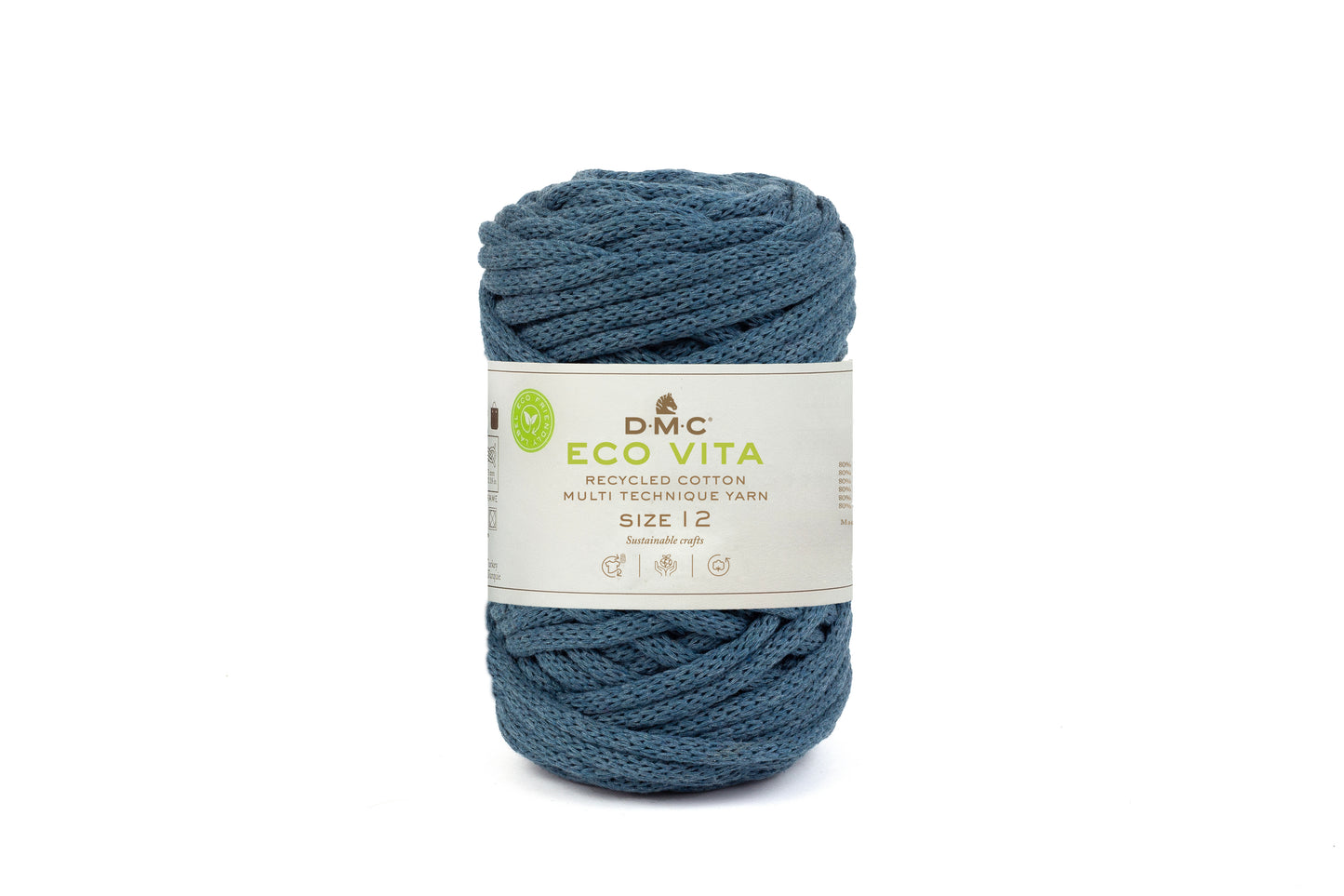 Eco Vita 12 / Makramé-Garn / 250g/55m LL / 80% Baumwolle, 20% Polyester