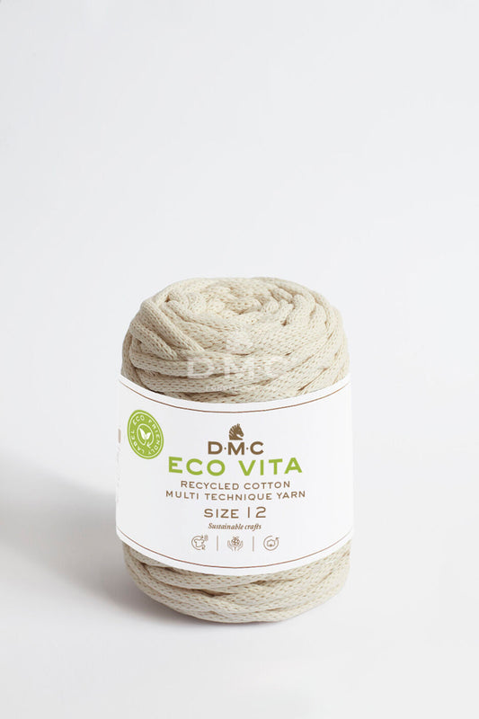 Eco Vita 12 / Makramé-Garn / 250g/55m LL / 80% Baumwolle, 20% Polyester