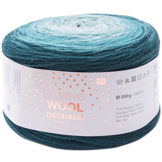 Wool Degrade/ Bobbel 200g/800m LL / 70% Polyacryl, 30% Wolle