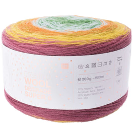 Rico Creative Wool Degrade Super 6/ Bobbel 200g/800m LL / 70% Polyacryl, 30% Wolle