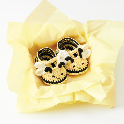Häkelset Baby Booties Biene