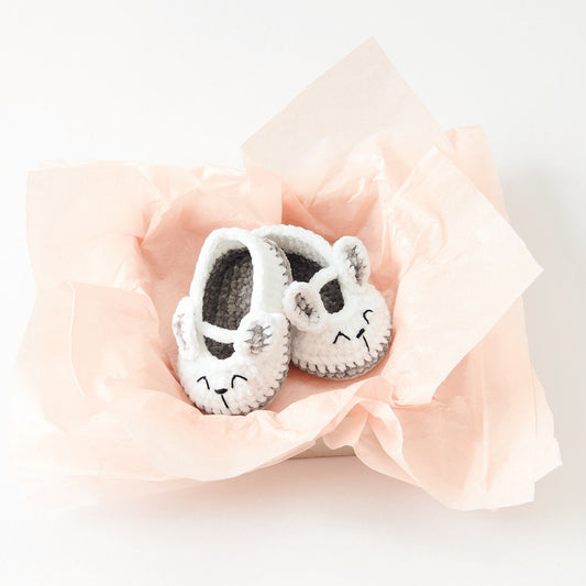 Häkelset Baby Booties Hase