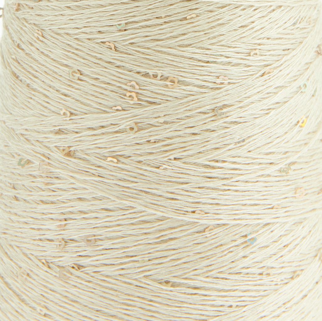 Make it Blümchen Beilaufgarn / Spule 25g/375m LL / 100% Lyocell (Pailletten 100% Polyester)