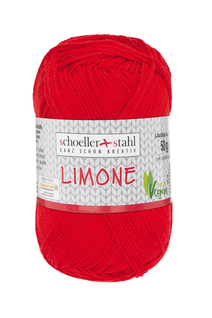 Limone / Knäuel 50g/125m LL / 100% Baumwolle mercerisiert gasiert / vegan