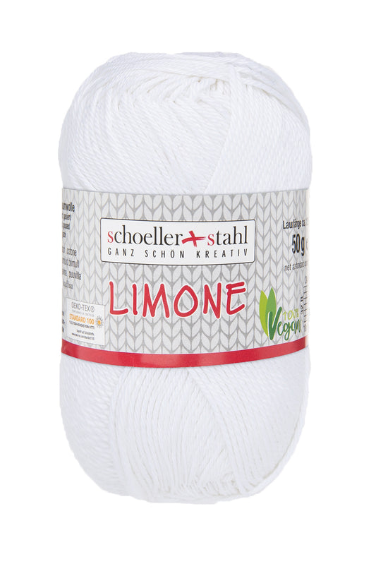 Limone / Knäuel 50g/125m LL / 100% Baumwolle mercerisiert gasiert / vegan