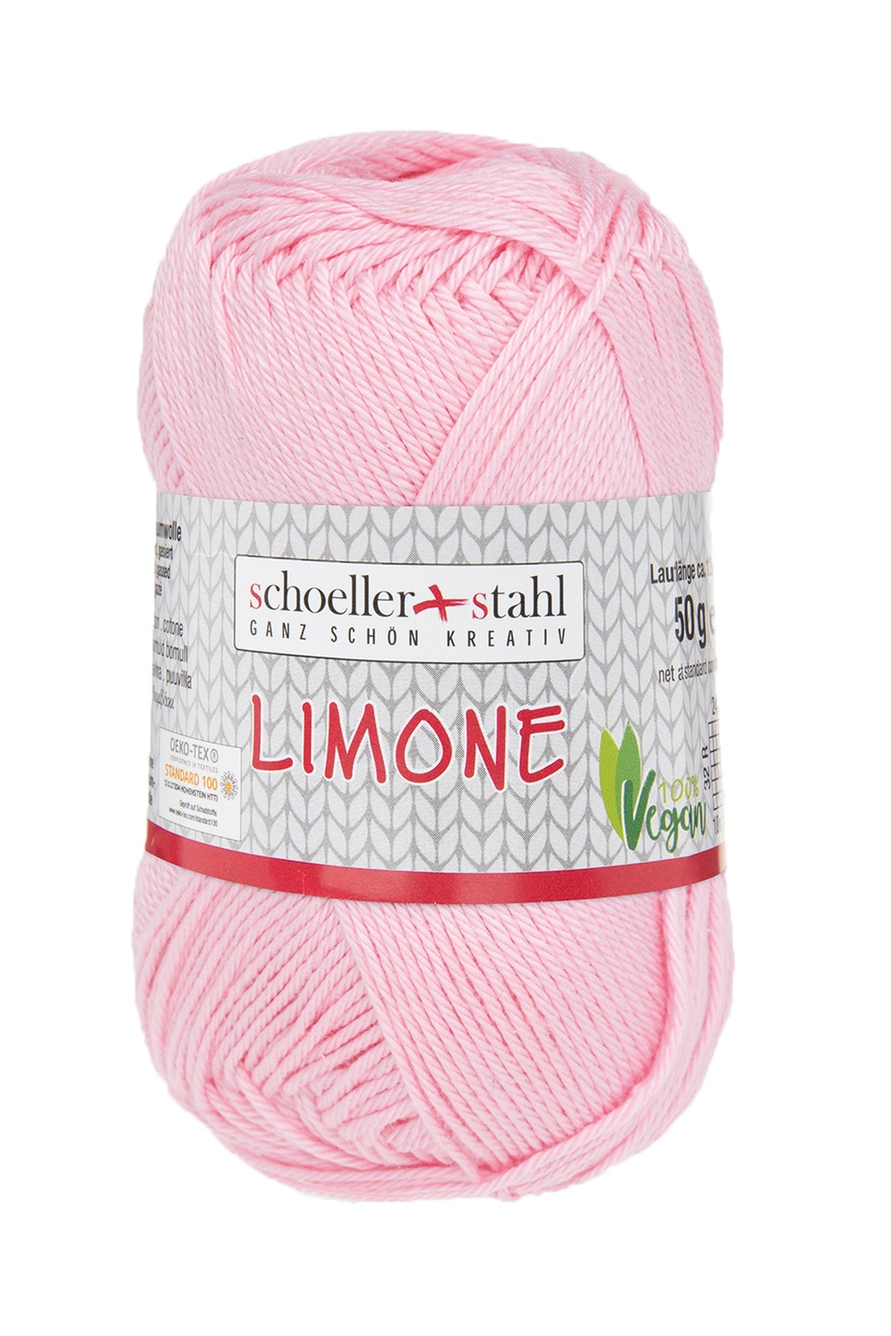 Limone / Knäuel 50g/125m LL / 100% Baumwolle mercerisiert gasiert / vegan