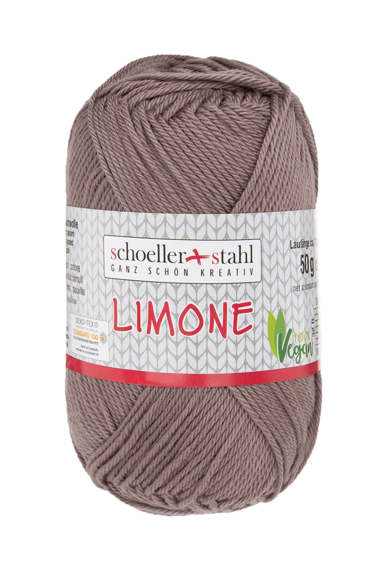 Limone / Knäuel 50g/125m LL / 100% Baumwolle mercerisiert gasiert / vegan