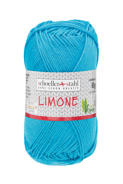 Limone / Knäuel 50g/125m LL / 100% Baumwolle mercerisiert gasiert / vegan