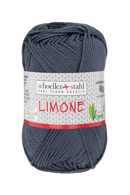 Limone / Knäuel 50g/125m LL / 100% Baumwolle mercerisiert gasiert / vegan