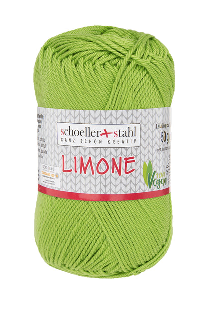 Limone / Knäuel 50g/125m LL / 100% Baumwolle mercerisiert gasiert / vegan