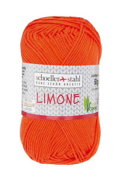 Limone / Knäuel 50g/125m LL / 100% Baumwolle mercerisiert gasiert / vegan