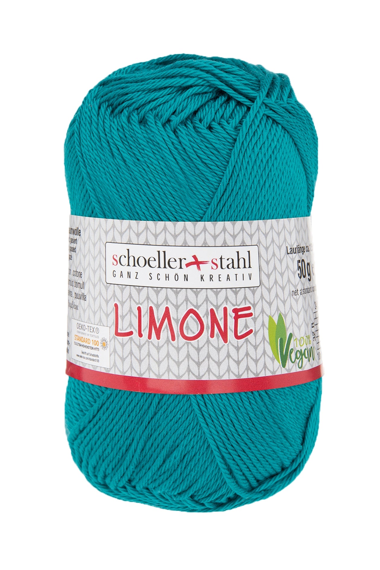 Limone / Knäuel 50g/125m LL / 100% Baumwolle mercerisiert gasiert / vegan