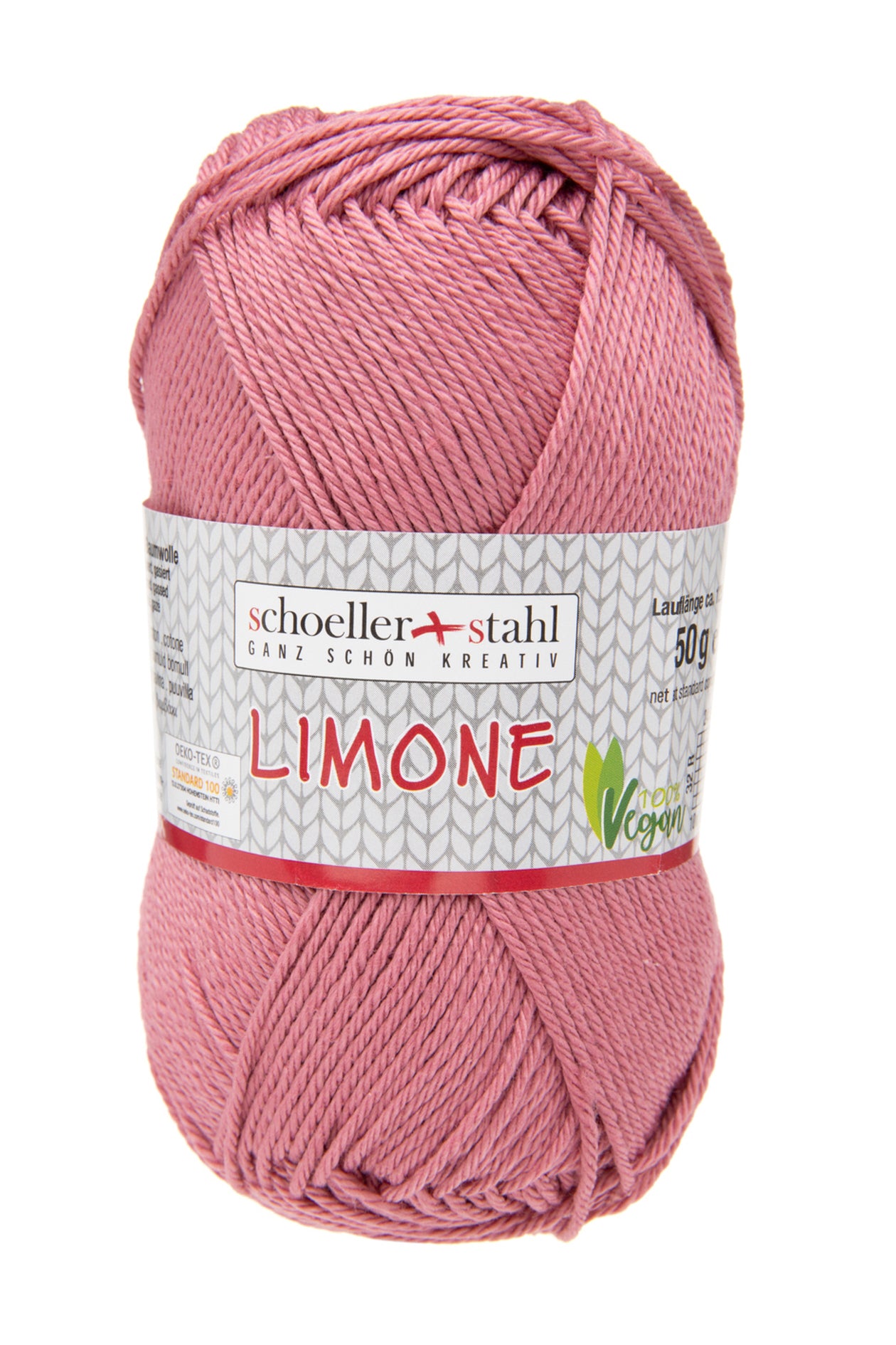Limone / Knäuel 50g/125m LL / 100% Baumwolle mercerisiert gasiert / vegan