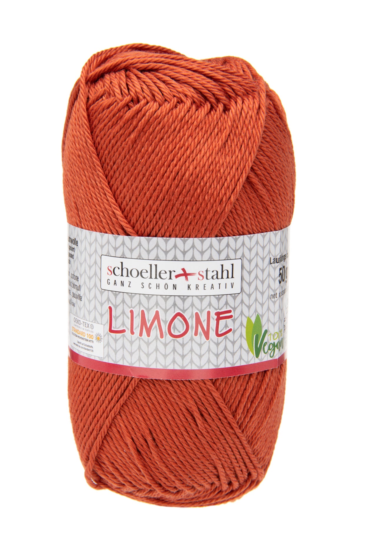 Limone / Knäuel 50g/125m LL / 100% Baumwolle mercerisiert gasiert / vegan