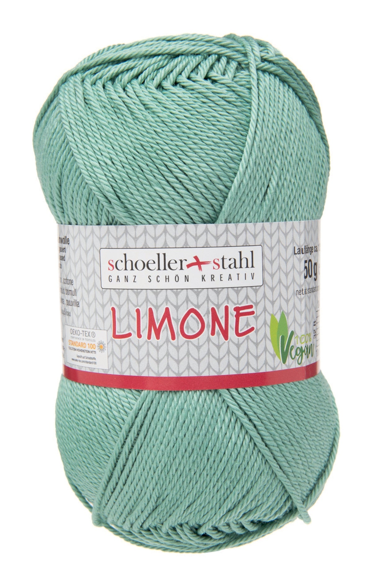 Limone / Knäuel 50g/125m LL / 100% Baumwolle mercerisiert gasiert / vegan