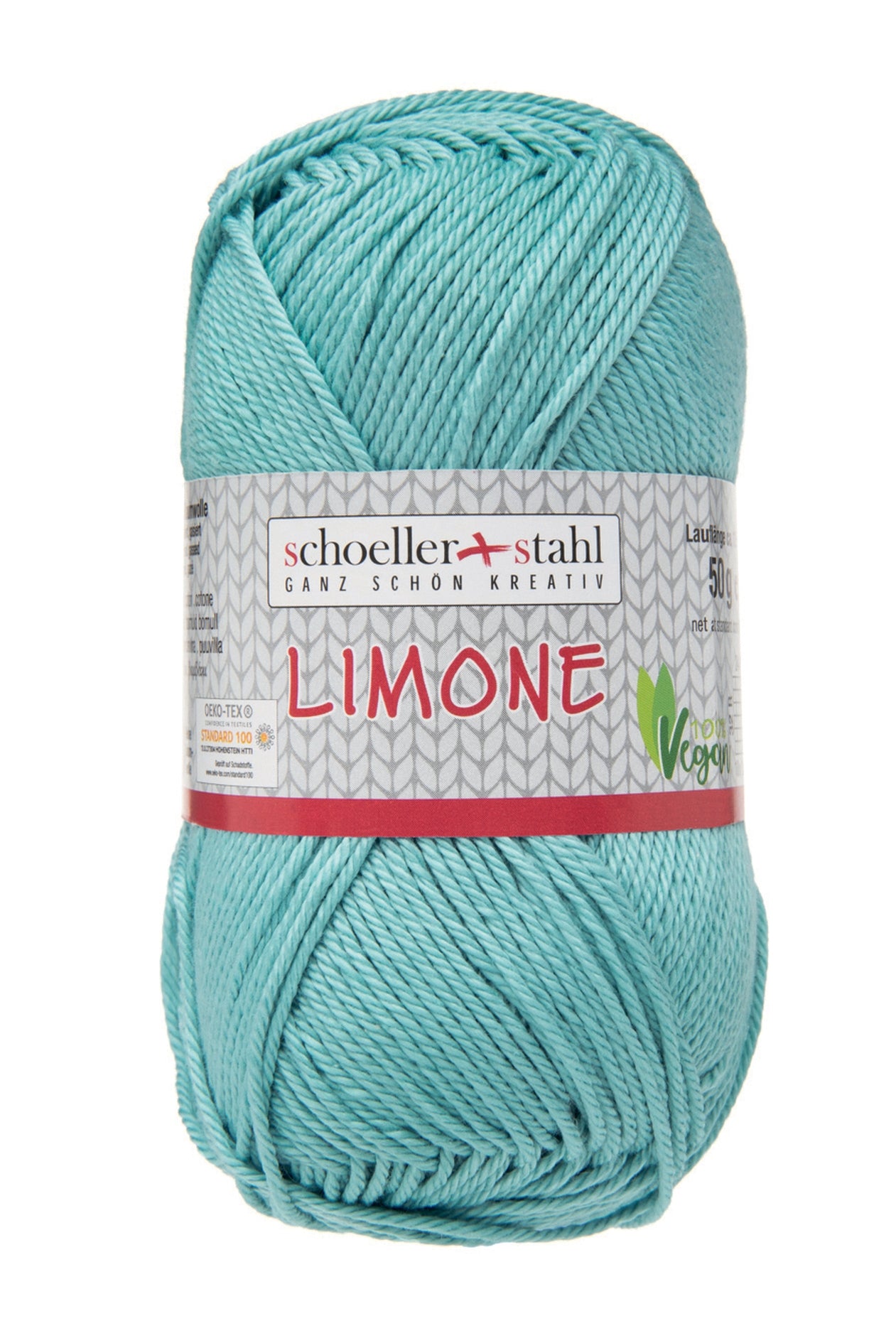 Limone / Knäuel 50g/125m LL / 100% Baumwolle mercerisiert gasiert / vegan