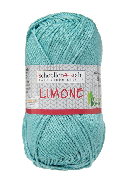 Limone / Knäuel 50g/125m LL / 100% Baumwolle mercerisiert gasiert / vegan