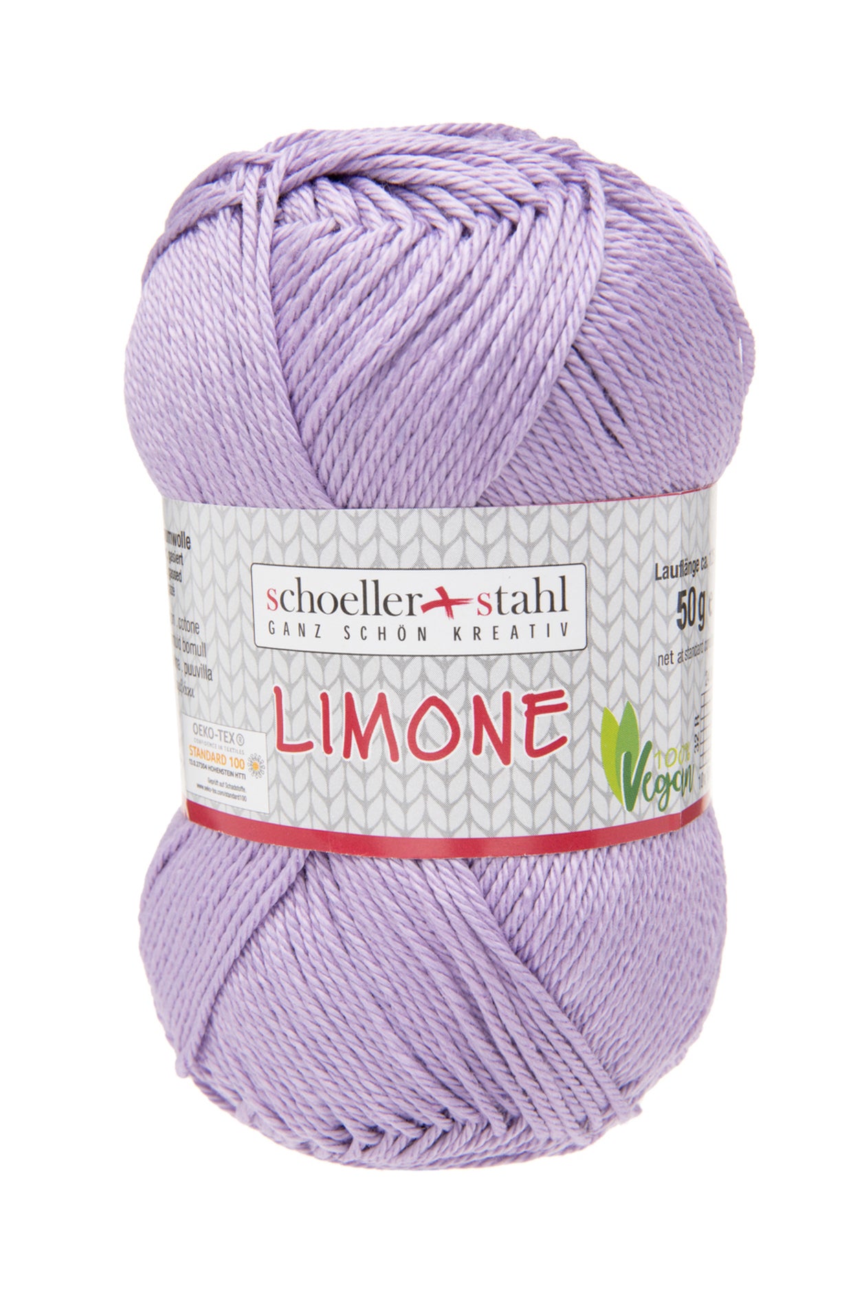 Limone / Knäuel 50g/125m LL / 100% Baumwolle mercerisiert gasiert / vegan