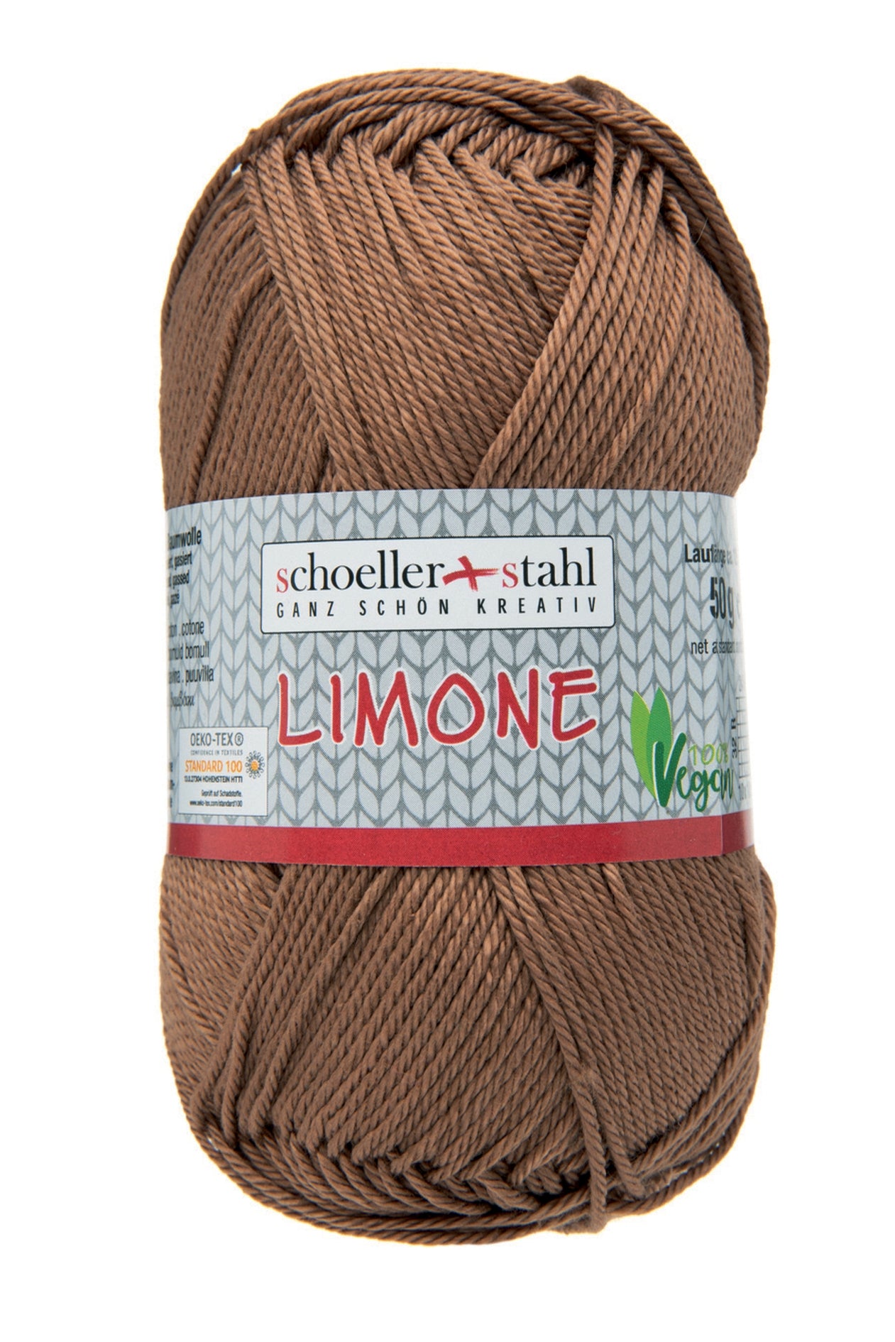 Limone / Knäuel 50g/125m LL / 100% Baumwolle mercerisiert gasiert / vegan