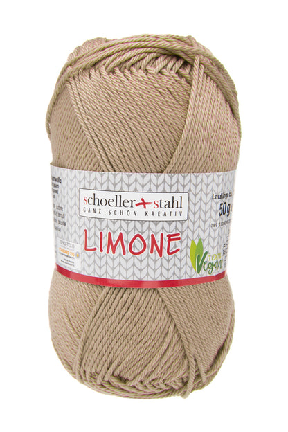 Limone / Knäuel 50g/125m LL / 100% Baumwolle mercerisiert gasiert / vegan