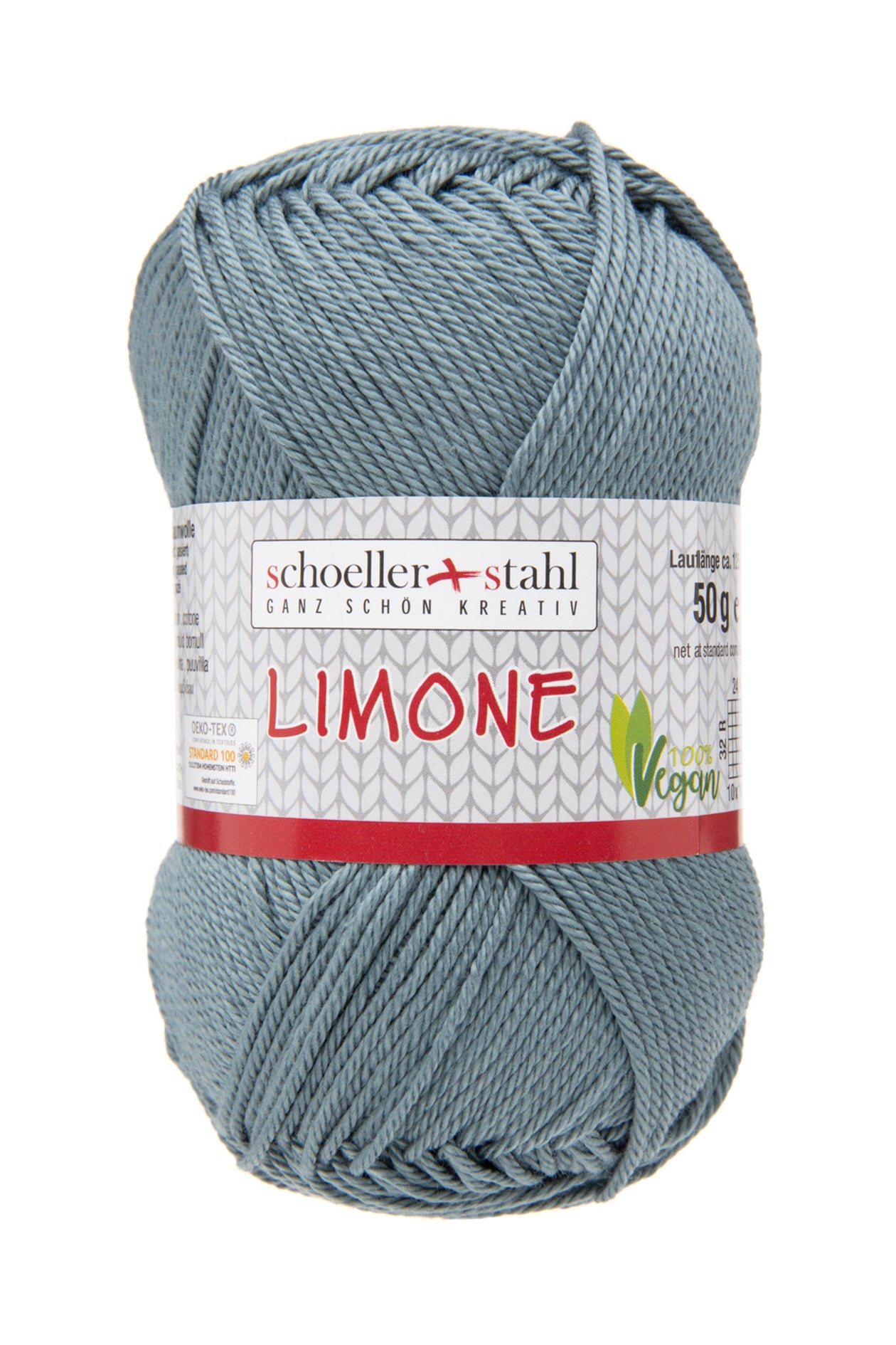 Limone / Knäuel 50g/125m LL / 100% Baumwolle mercerisiert gasiert / vegan