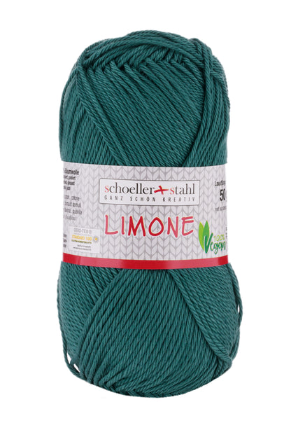 Limone / Knäuel 50g/125m LL / 100% Baumwolle mercerisiert gasiert / vegan
