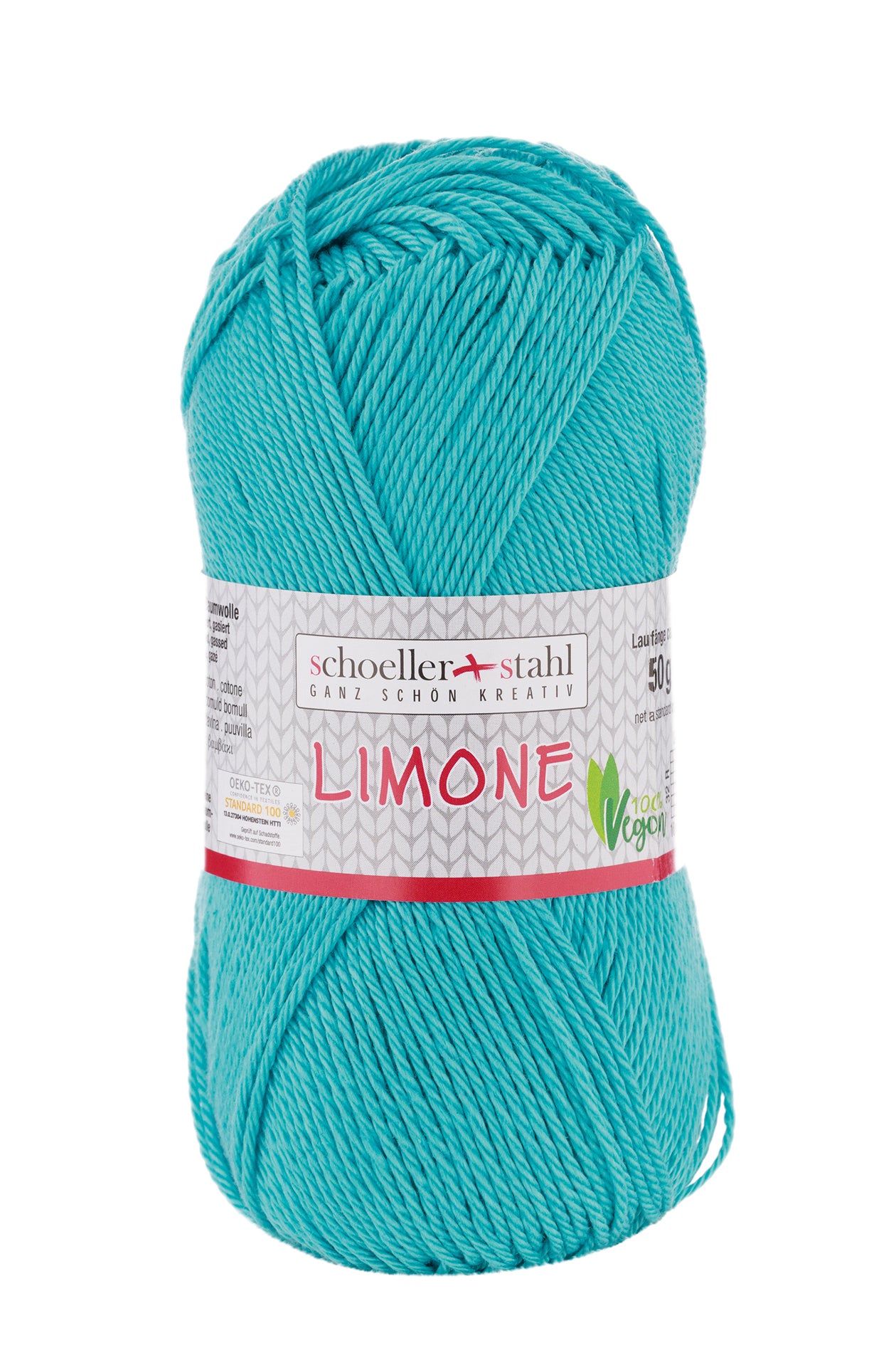 Limone / Knäuel 50g/125m LL / 100% Baumwolle mercerisiert gasiert / vegan