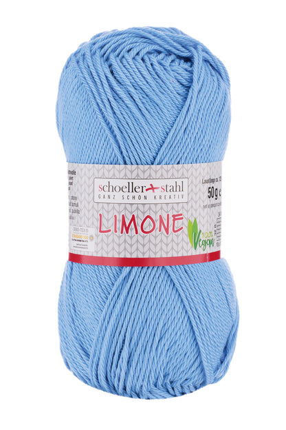 Limone / Knäuel 50g/125m LL / 100% Baumwolle mercerisiert gasiert / vegan
