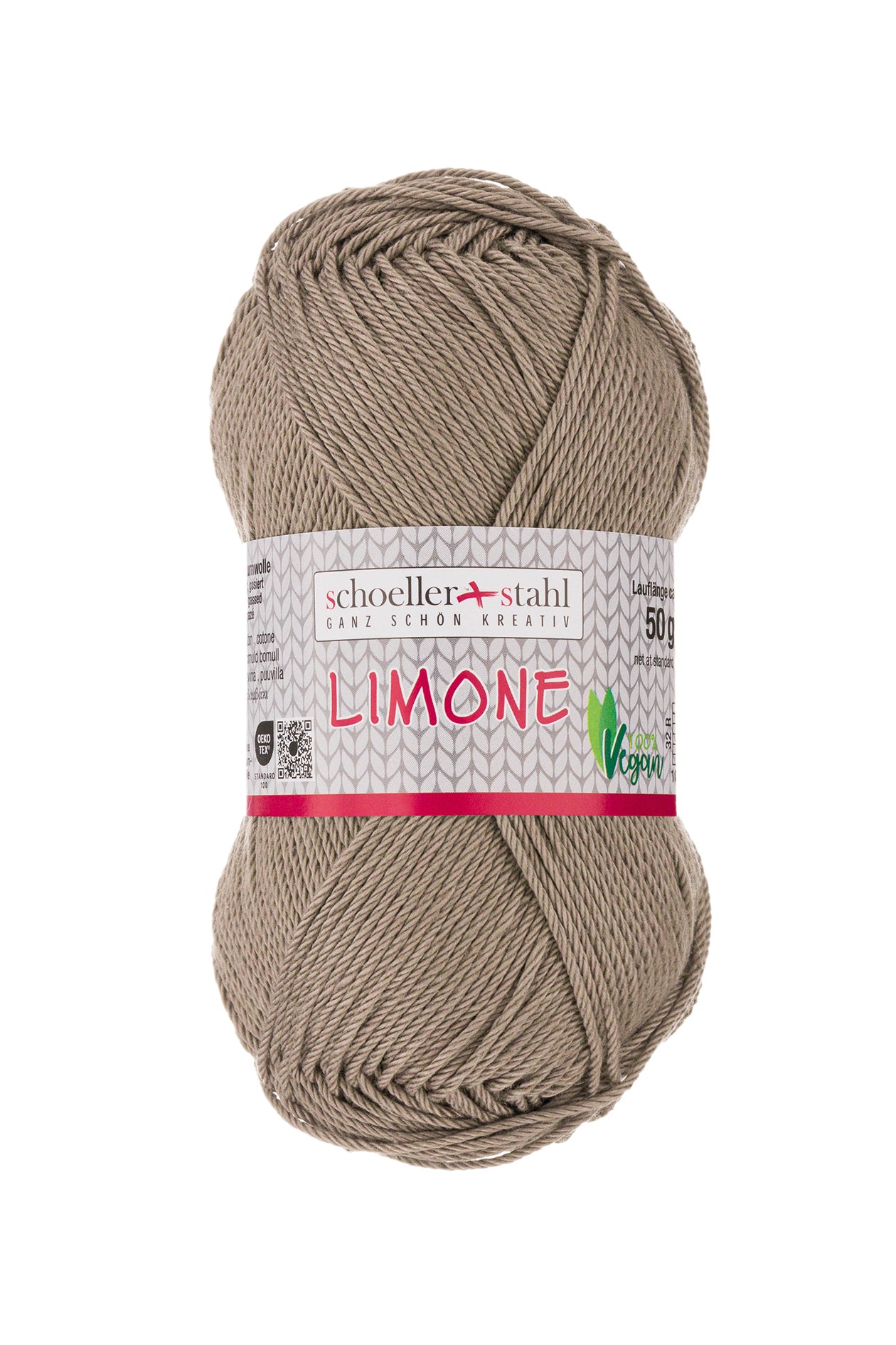 Limone / Knäuel 50g/125m LL / 100% Baumwolle mercerisiert gasiert / vegan