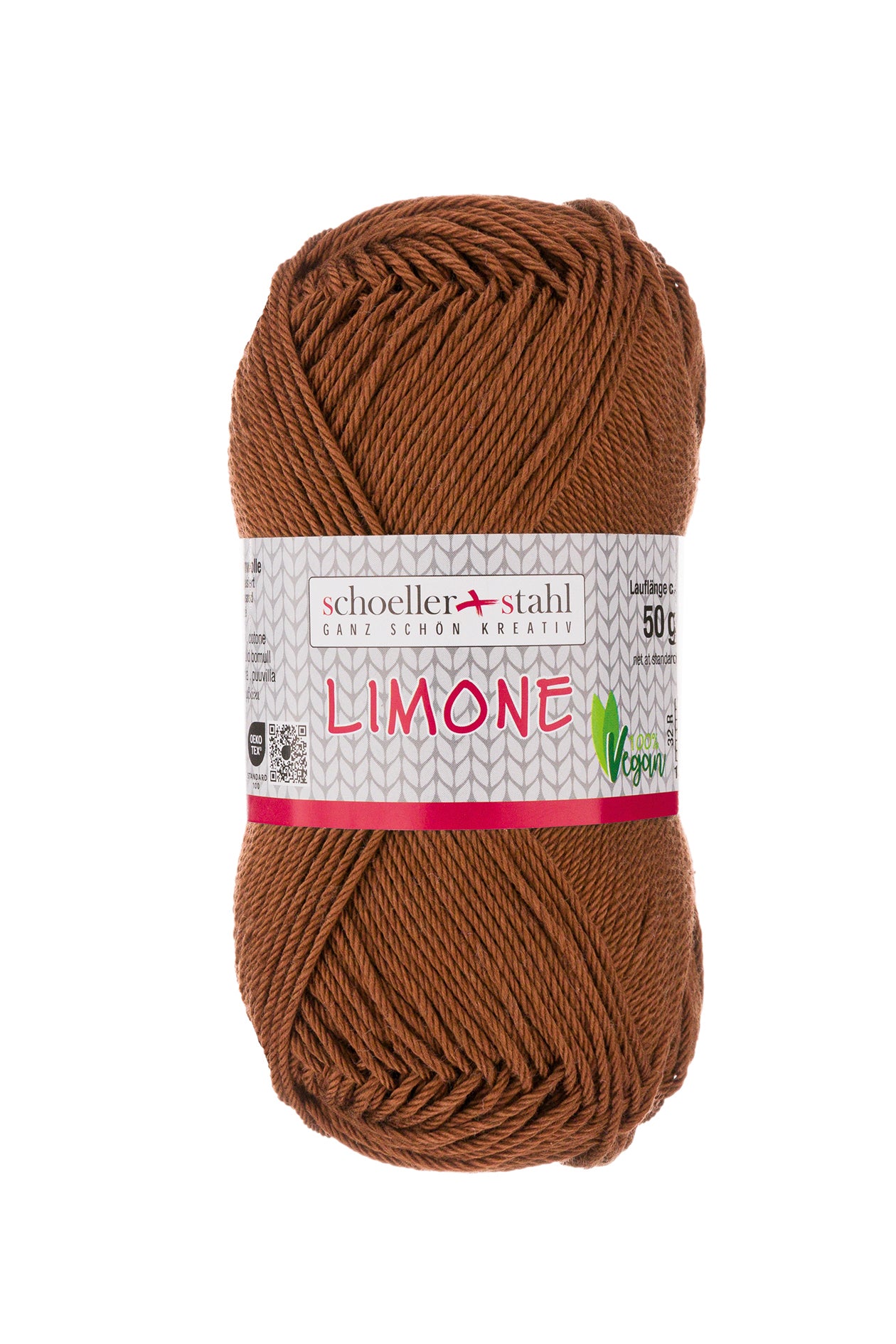 Limone / Knäuel 50g/125m LL / 100% Baumwolle mercerisiert gasiert / vegan