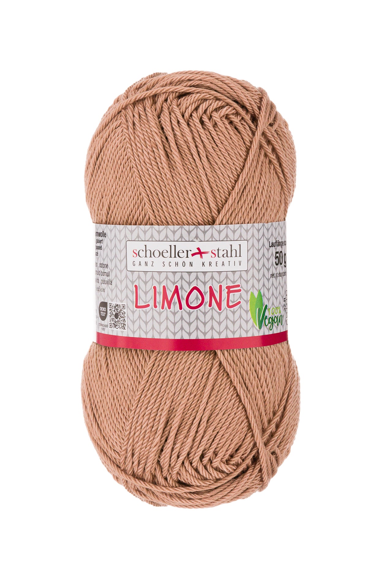 Limone / Knäuel 50g/125m LL / 100% Baumwolle mercerisiert gasiert / vegan