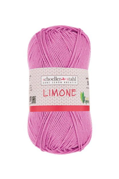 Limone / Knäuel 50g/125m LL / 100% Baumwolle mercerisiert gasiert / vegan