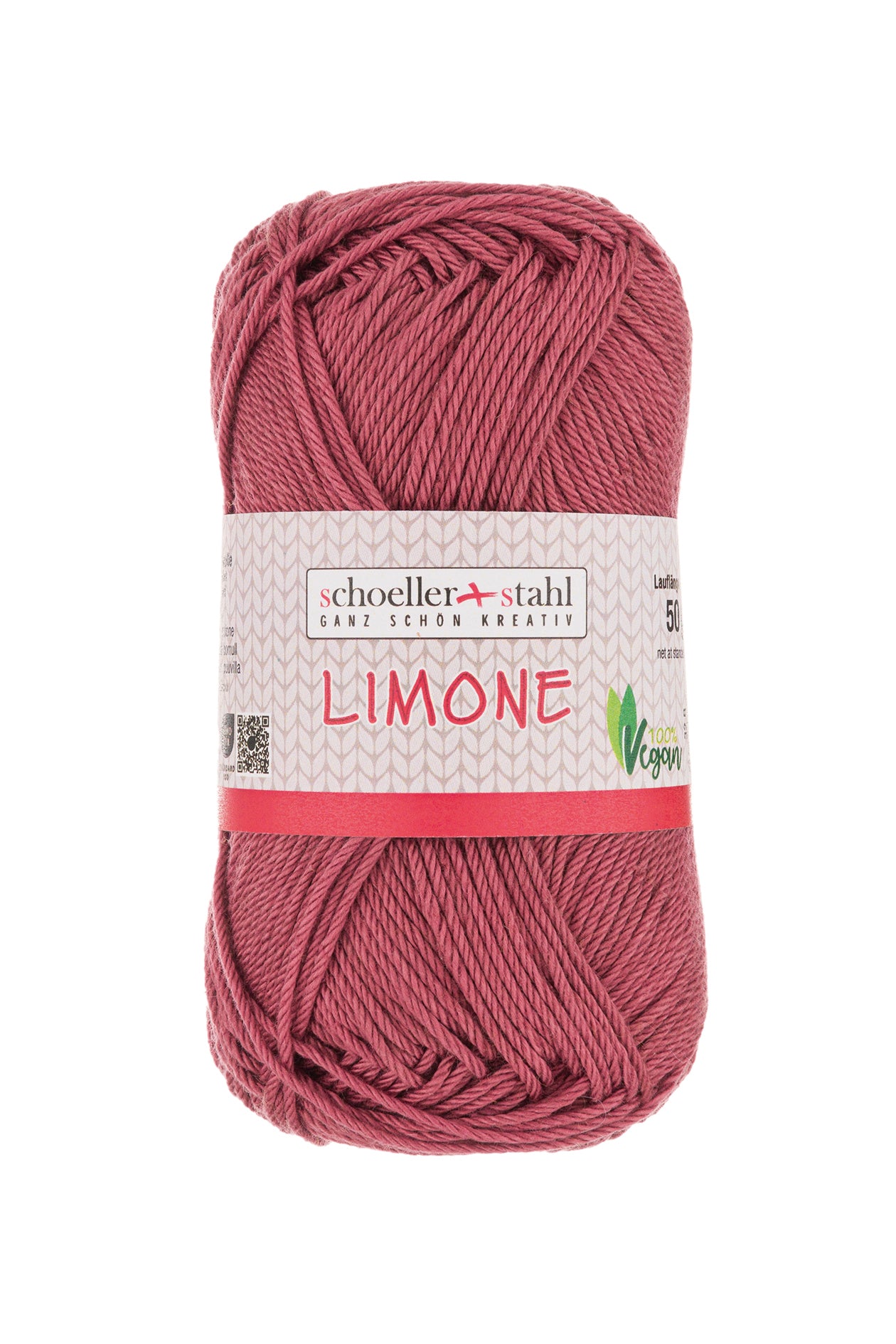 Limone / Knäuel 50g/125m LL / 100% Baumwolle mercerisiert gasiert / vegan