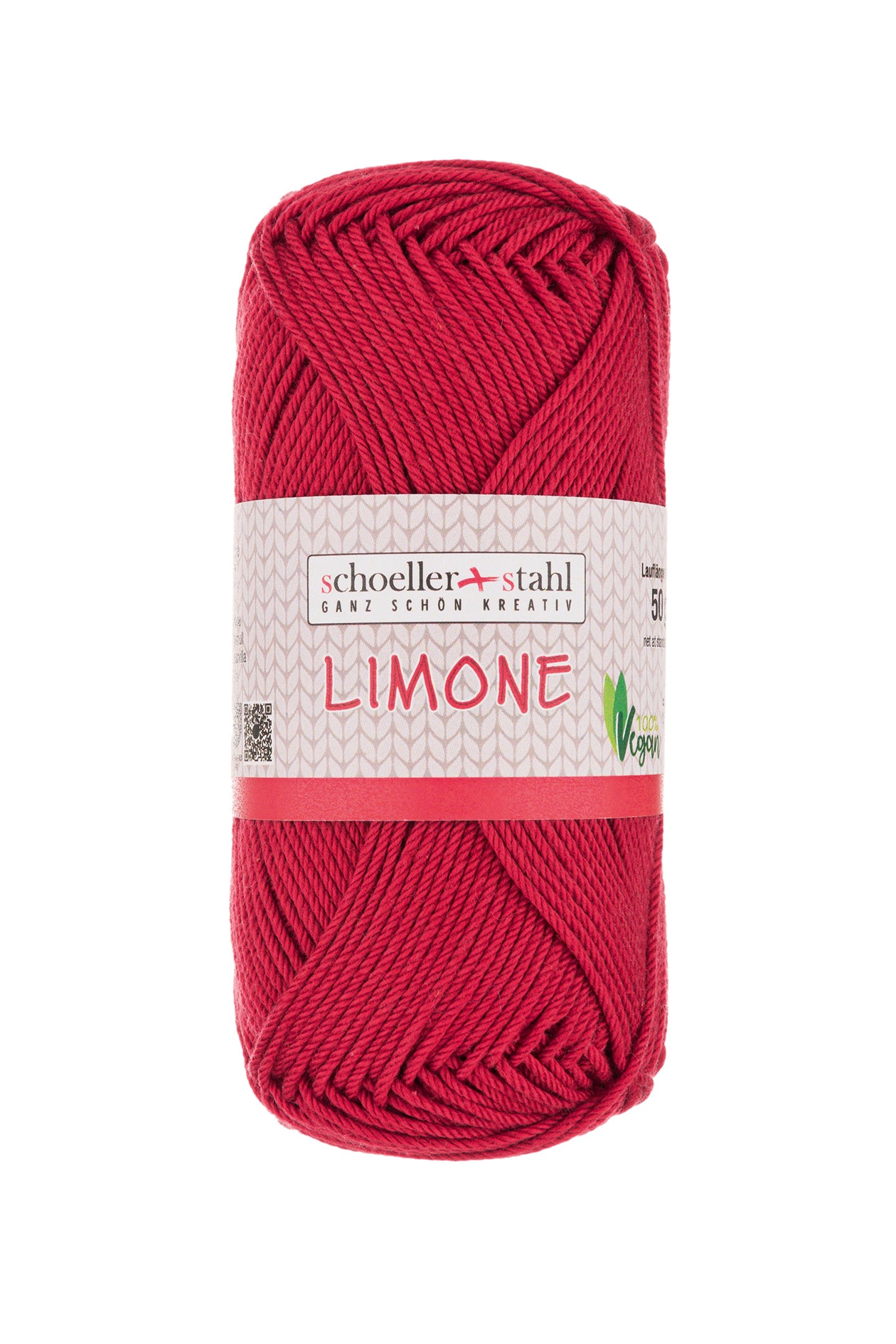 Limone / Knäuel 50g/125m LL / 100% Baumwolle mercerisiert gasiert / vegan