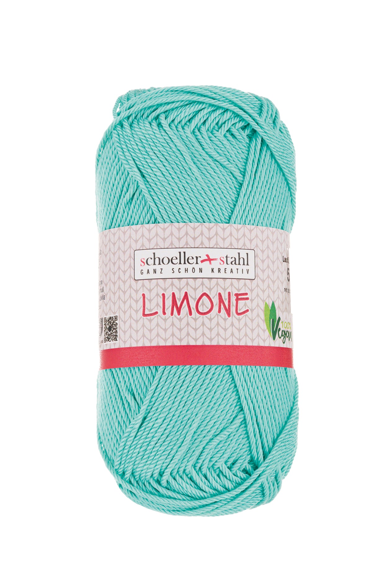 Limone / Knäuel 50g/125m LL / 100% Baumwolle mercerisiert gasiert / vegan