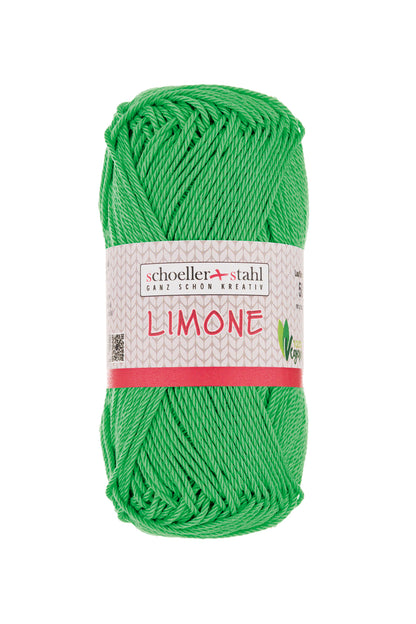 Limone / Knäuel 50g/125m LL / 100% Baumwolle mercerisiert gasiert / vegan
