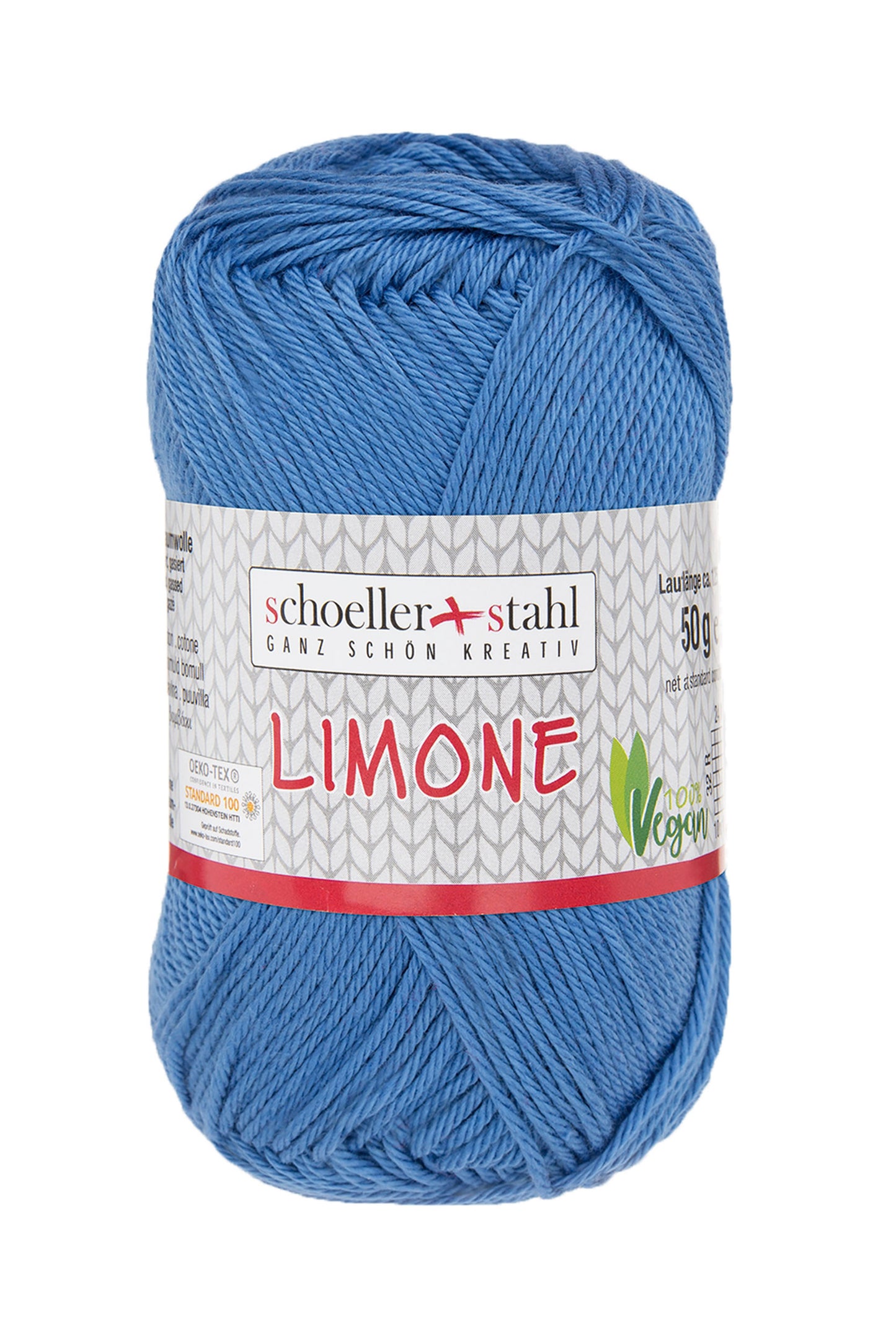 Limone / Knäuel 50g/125m LL / 100% Baumwolle mercerisiert gasiert / vegan