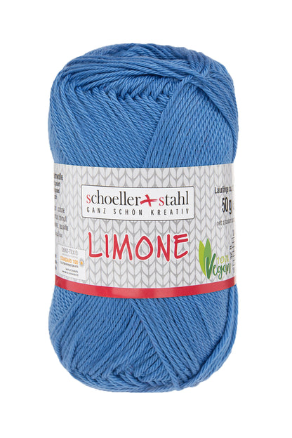 Limone / Knäuel 50g/125m LL / 100% Baumwolle mercerisiert gasiert / vegan