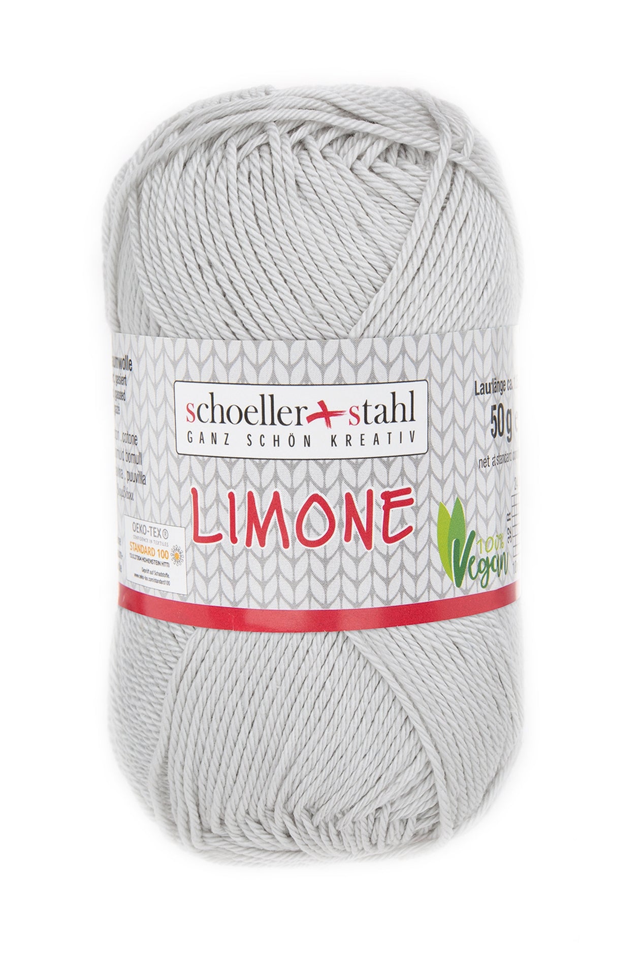 Limone / Knäuel 50g/125m LL / 100% Baumwolle mercerisiert gasiert / vegan