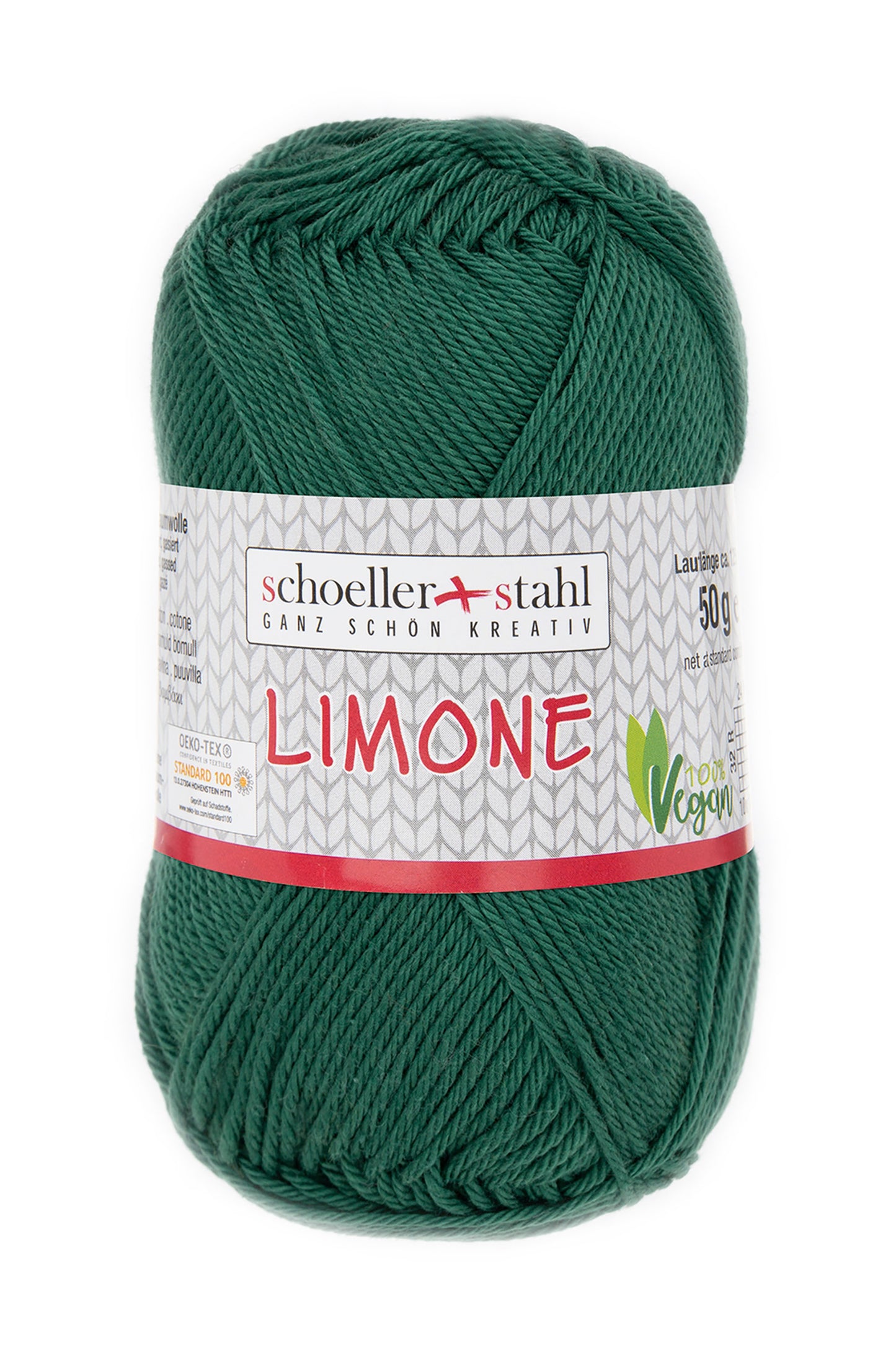 Limone / Knäuel 50g/125m LL / 100% Baumwolle mercerisiert gasiert / vegan