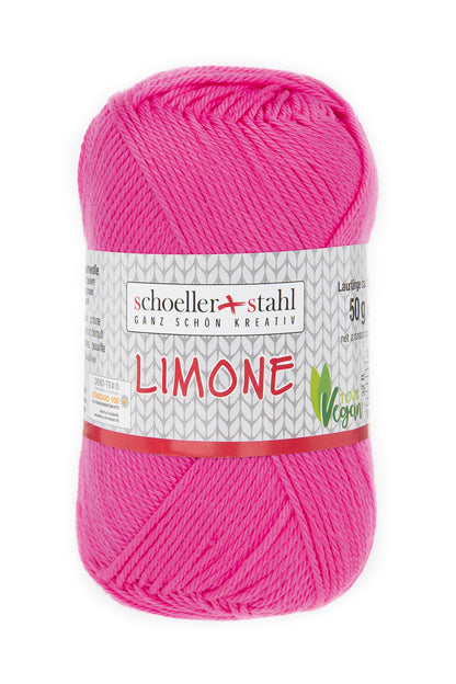 Limone / Knäuel 50g/125m LL / 100% Baumwolle mercerisiert gasiert / vegan