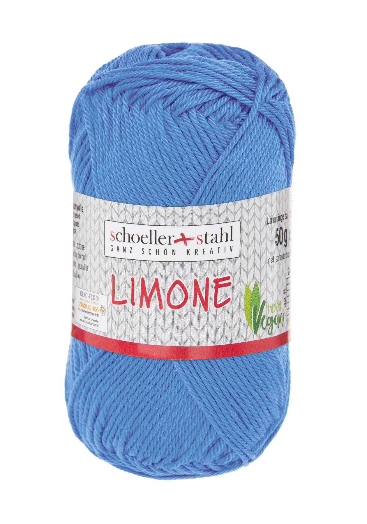 Limone / Knäuel 50g/125m LL / 100% Baumwolle mercerisiert gasiert / vegan