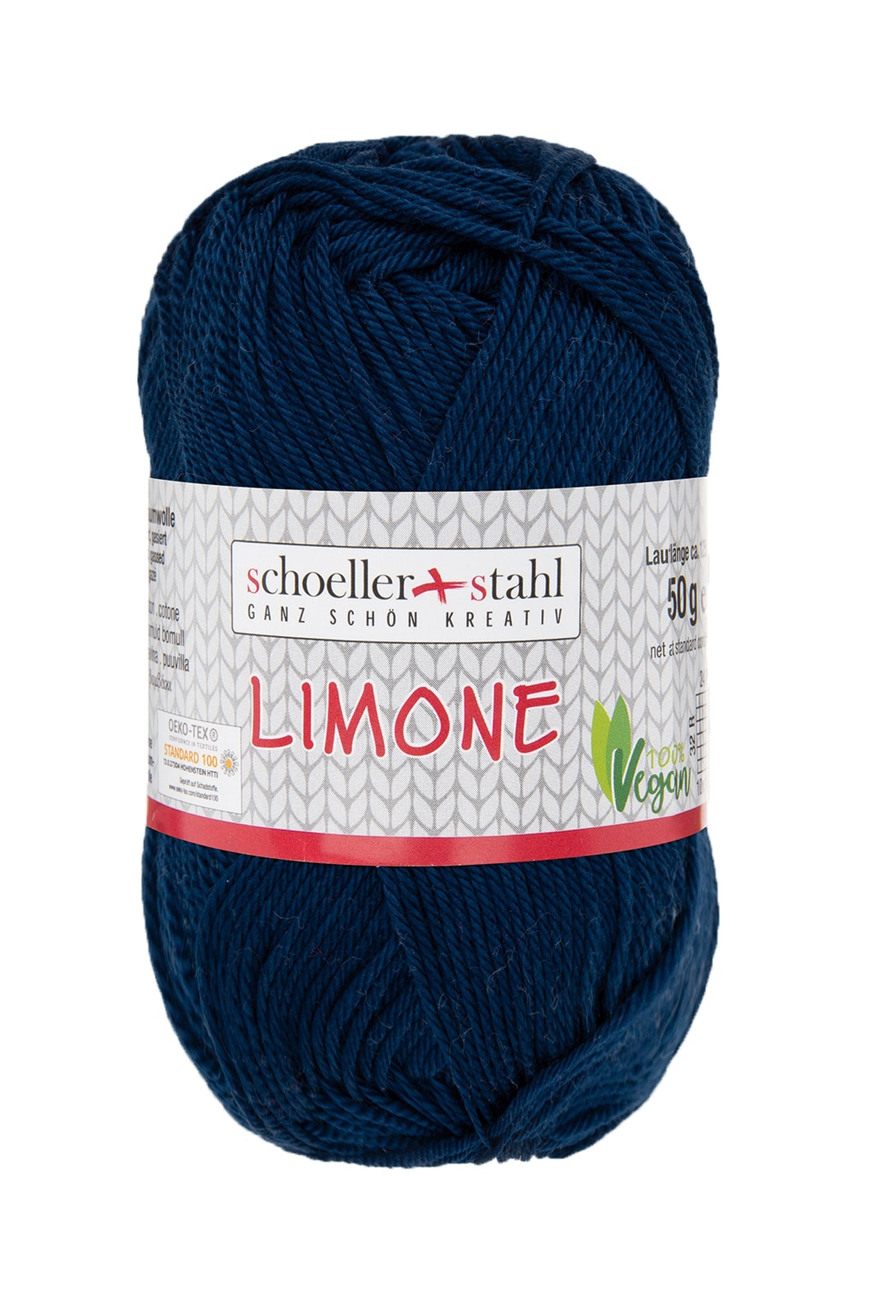 Limone / Knäuel 50g/125m LL / 100% Baumwolle mercerisiert gasiert / vegan