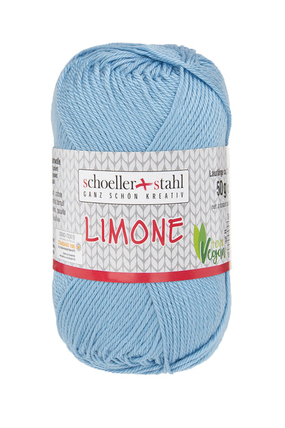 Limone / Knäuel 50g/125m LL / 100% Baumwolle mercerisiert gasiert / vegan