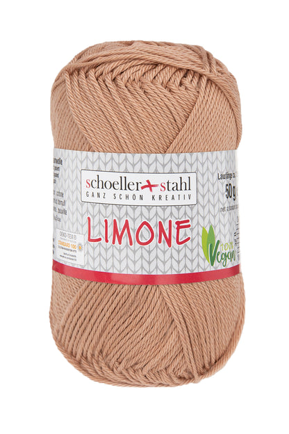 Limone / Knäuel 50g/125m LL / 100% Baumwolle mercerisiert gasiert / vegan